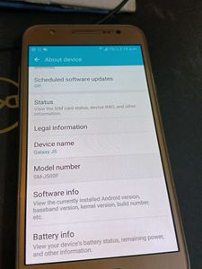 Samsung Galaxy J5 Mobile Phone fully functional