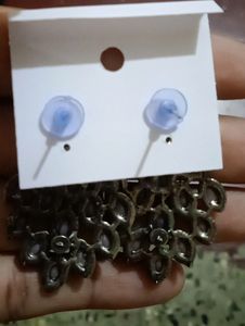 Pink Stone Earrings