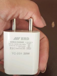 White Mobile Charger Adapter(type C)