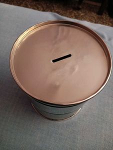 Vintage fixed Steel piggy Bank