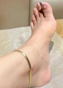 Gold Herringbone Anklet/ Bracelet