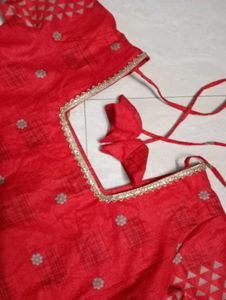 Red Floral Print Kurti
