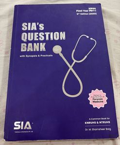 SIA's Question Bank MBBS Final Year Part-I
