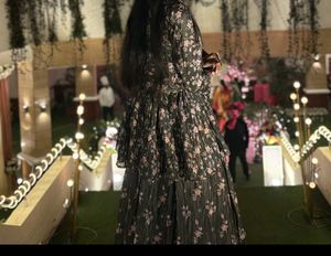 Elegant Floral Print Lehenga Choli jacket set