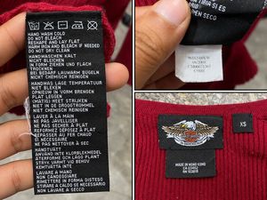 Harley-Davidson maroon Long Sleeve Top