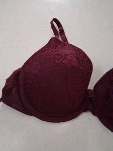 36DD Lace Detail Padded Bra