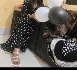 Polka Dot Maxi Dress