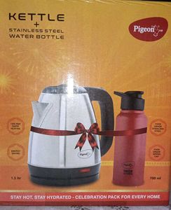 Pigeon Kettle + Water Bottle Set