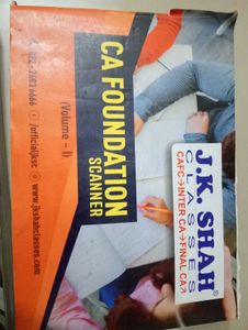 J.K. Shah Classes CA Foundation Scanner