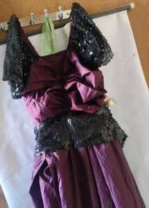 Stunning Sequin &amp; Plum Gown
