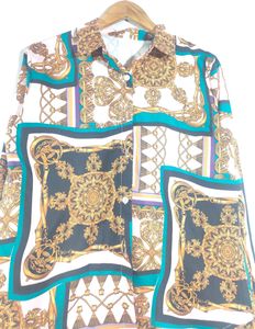 Polyester multicolour printed Top(Women)