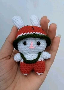 Crochet Bunny Keychain