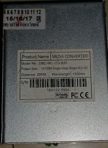 DBC-MC-113-B20 Media Converter