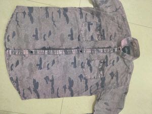 Men's Camouflage Print Casual Shirt