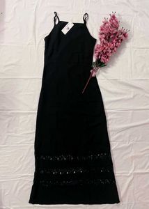 Lacey Black Maxi Dress