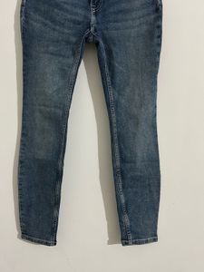 H&amp;M Blue Wash High Waisted skinny Jeans