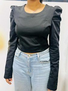 Black casual stylish top