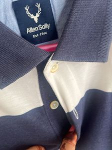 Allen Solly Striped Polo T-Shirt-M size