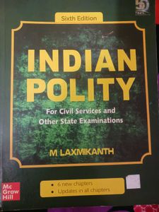 Indian POLITY BY M LAXMIKANTH 6TH EDITION