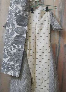 Diamond Pattern  cotton kurta set