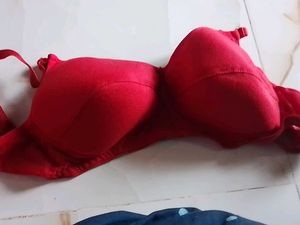 Red Padded Bra