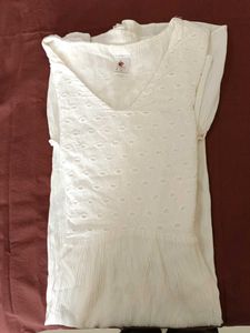 White Eyelet Midi Dress