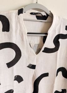 Unique Abstract Print Kurta