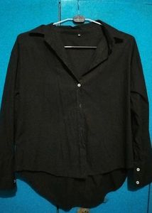 Classic Black Button-Up Shirt