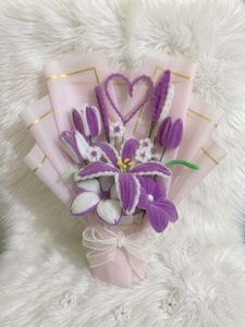 Handmade Crochet Flower Bouquet