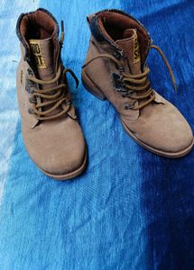 High Ankle Brown Boots