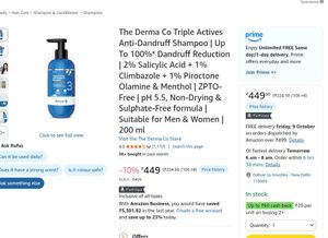 The Derma Anti-Dandruff Shampoo