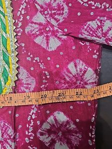 Scakhi Maroon Gotapatti Sharara Set Plus Size
