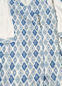 blue kurta set