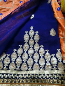 saree with stiched blouse