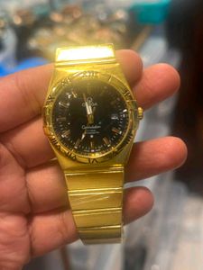 Vintage Omega Constellation Gold Watch FOR MENS
