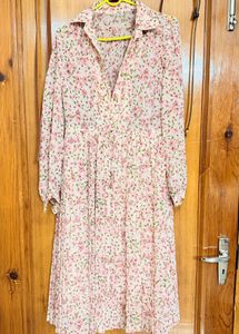 Floral Print Midi Dress