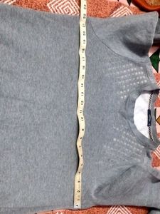 Grey Patterned Sweatshirt