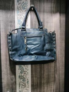 Stylish Blue Handbag