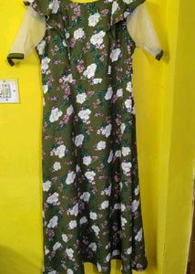 Floral Print Midi Dress
