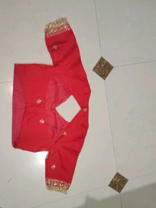 RED ELEGANT BLOUSE