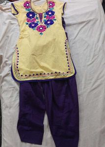 Embroidered Kurta and salwar Set