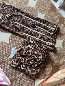 Leopard Print Kurta plazo - Embellished Necklin