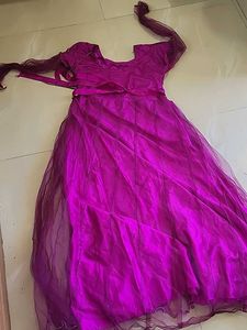 Beautiful Purple Ethnic Gown