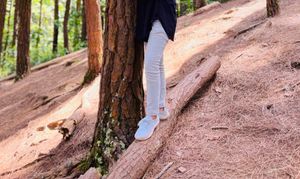 Grey Skinny Jeans for Women