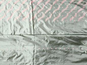 ⭐Elegant Mint Green Saree with Silver Border