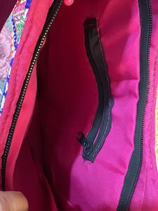 Embroidered Hobo Bag with Tassels