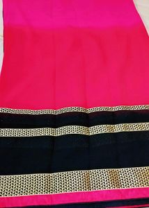 Party Wear Saree With Heavy Blouse