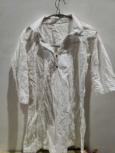 White Embroidered Kurta