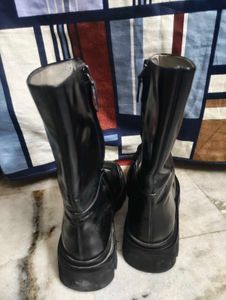 Chunky Black Platform Boots