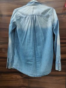 Denim Button-Down Shirt